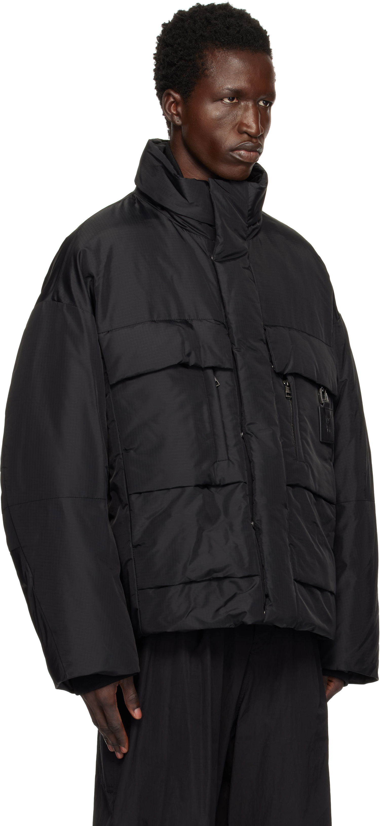 Prešívaná bunda WOOYOUNGMI WOOYOUNGMI Goose Down Puffer Jacket Čierna | W243DN01, 1