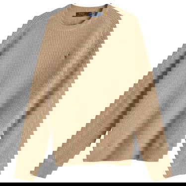 Sveter Polo by Ralph Lauren Ralph Lauren Men's Waffle Knit Sweater Béžová | 710956807003, 1