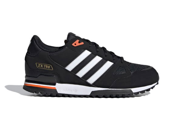 Tenisky a topánky adidas Originals ZX 750 Black Orange Čierna | FV6604, 0