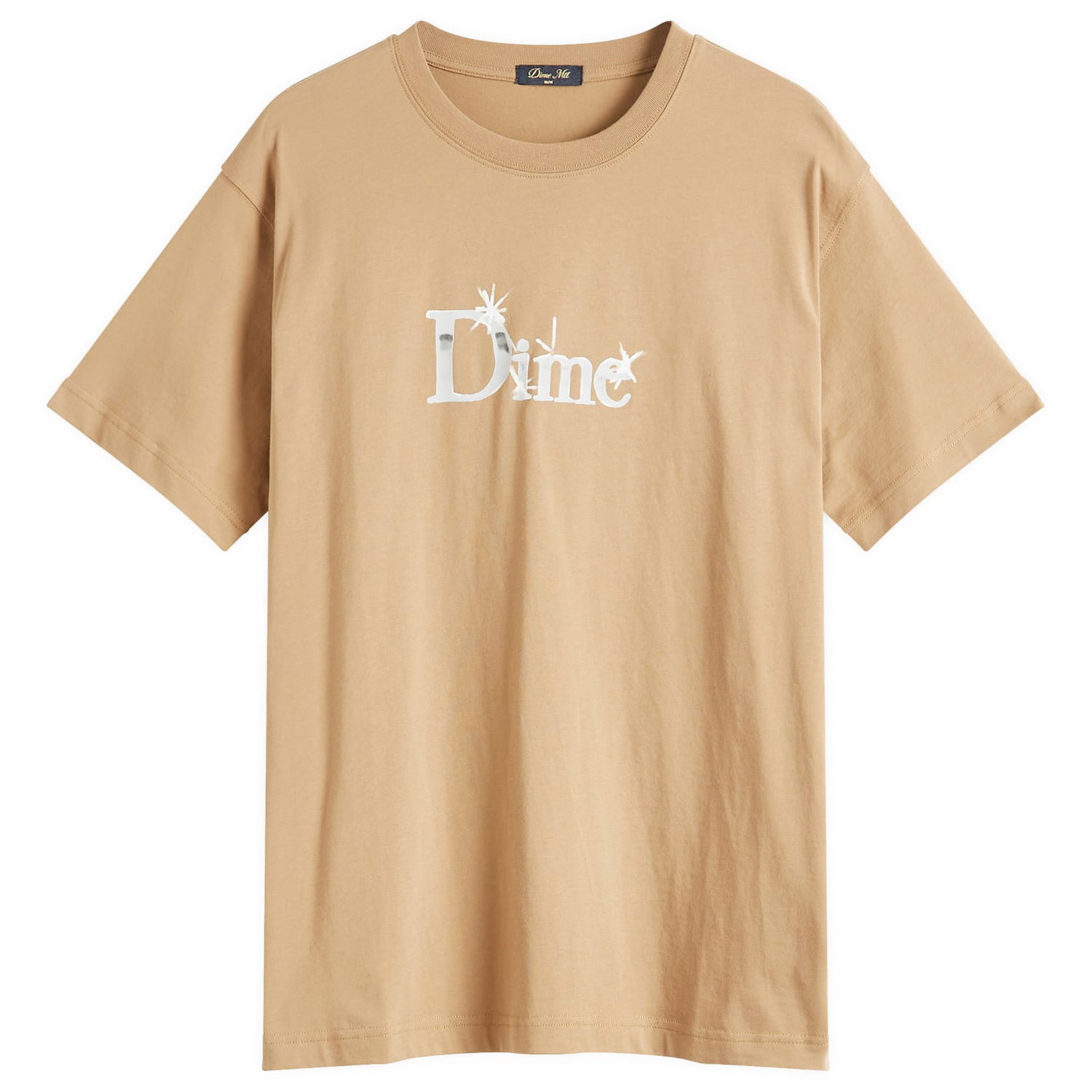 Tričko Dime Dime Classic Shiny T-Shirt, Size Large Béžová | DIME2SP2549SEP, 1