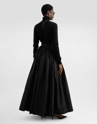 Sukňa Dolce & Gabbana Dolce & Gabbana Taffeta Circle Skirt Čierna | F4CY4TFU1THN0000, 2