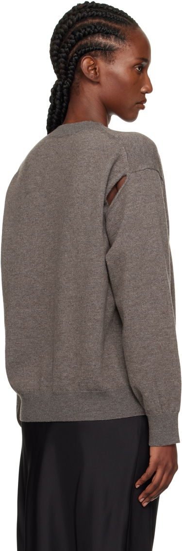 Sveter Róhe Róhe Crew-Neck Sweater Šedá | 416-23-318, 2