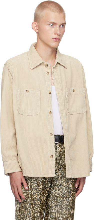 Košeľa ISABEL MARANT Isabel Marant Nario Corduroy Shirt Zelené | CH0198HA-B4G03H, 4