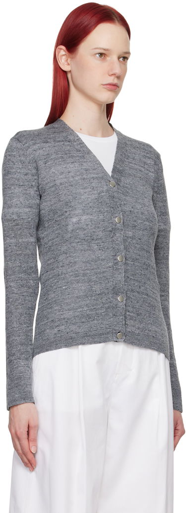 Sveter Max Mara Max Mara Carta Knit Cardigan Šedá | 2419341023600, 1