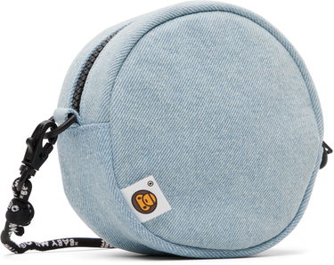 Peňaženka BAPE Baby Milo Face Denim Crossbody Bag Modrá | 0MXBGW4367XXO, 2