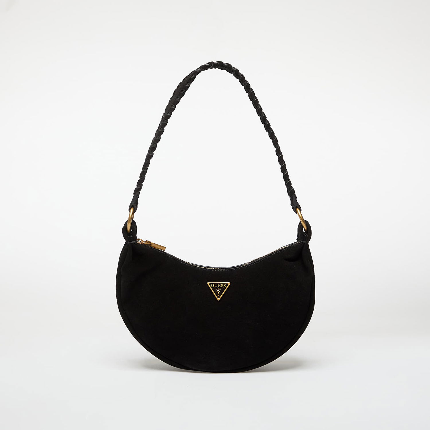 Kabelka GUESS Amita Braided Strap Hobo Čierna | HWSB9539720-BLA, 0
