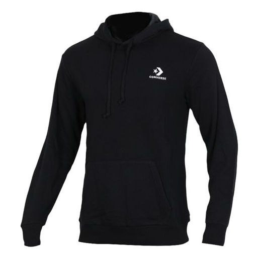 Mikina Converse Star Chevron Embroidered Pullover Sweatshirt Čierna | 10008926-A01, 0