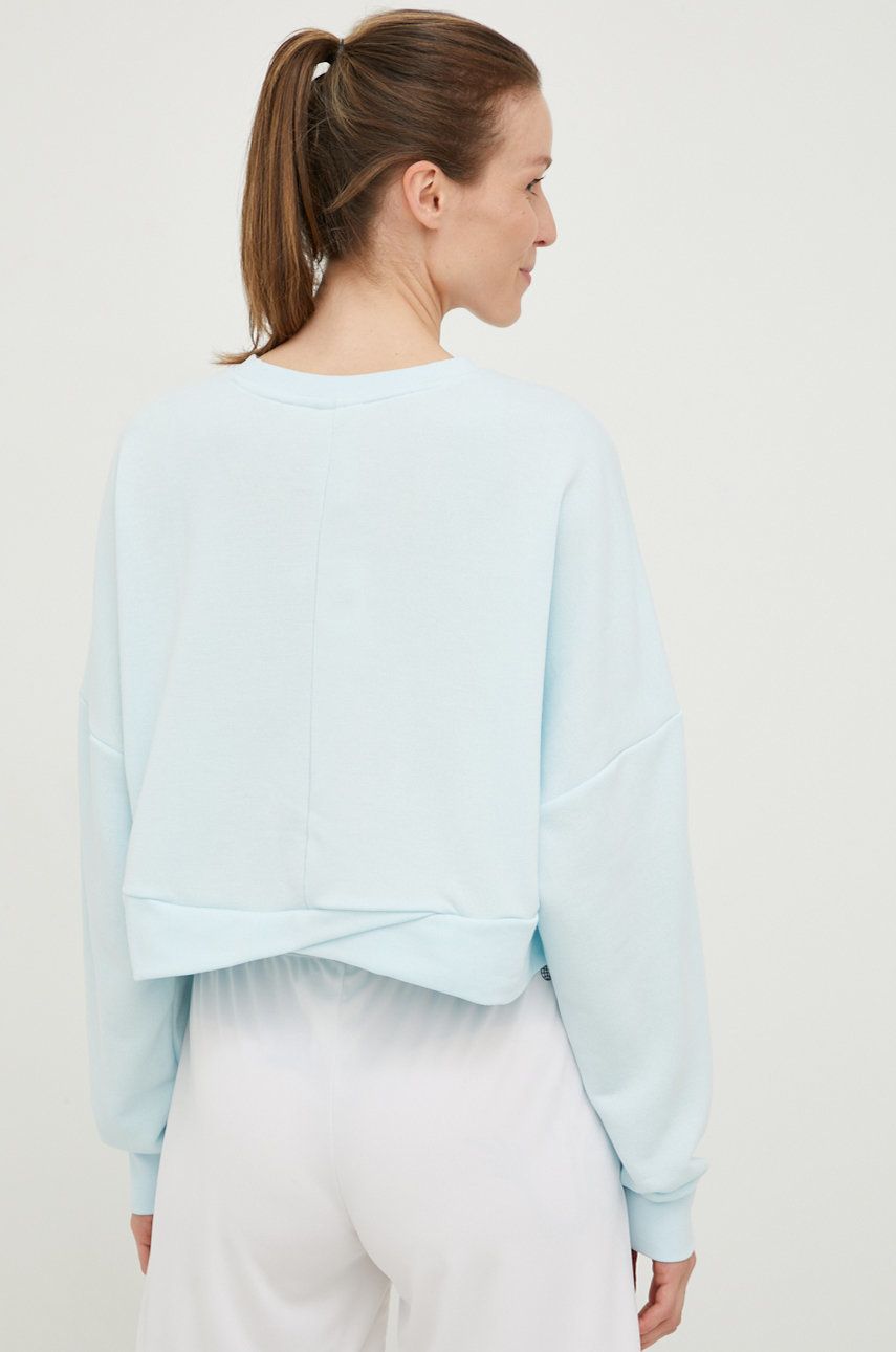 Mikina adidas Originals AEROREADY Studio Loose Sweatshirt Tyrkysová | HM2302, 1