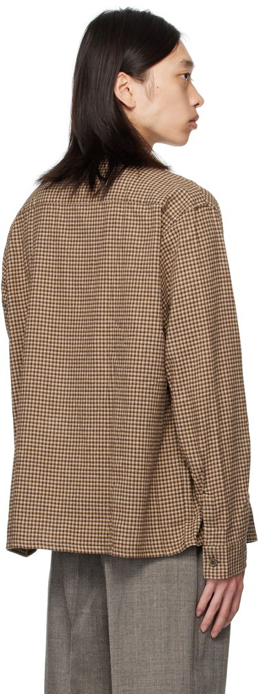 Košeľa OUR LEGACY OUR LEGACY Heusen Check Shirt Hnedá | M4252HE, 2