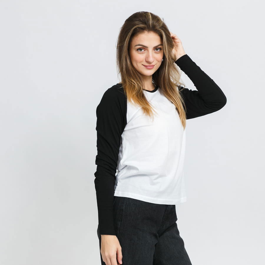 Contrast Raglan Top