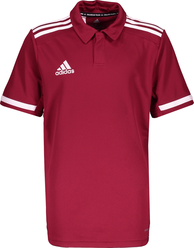 Polo tričko adidas Originals Team Short Sleeve Striped Polo Shirt Vínová | dw6749drot