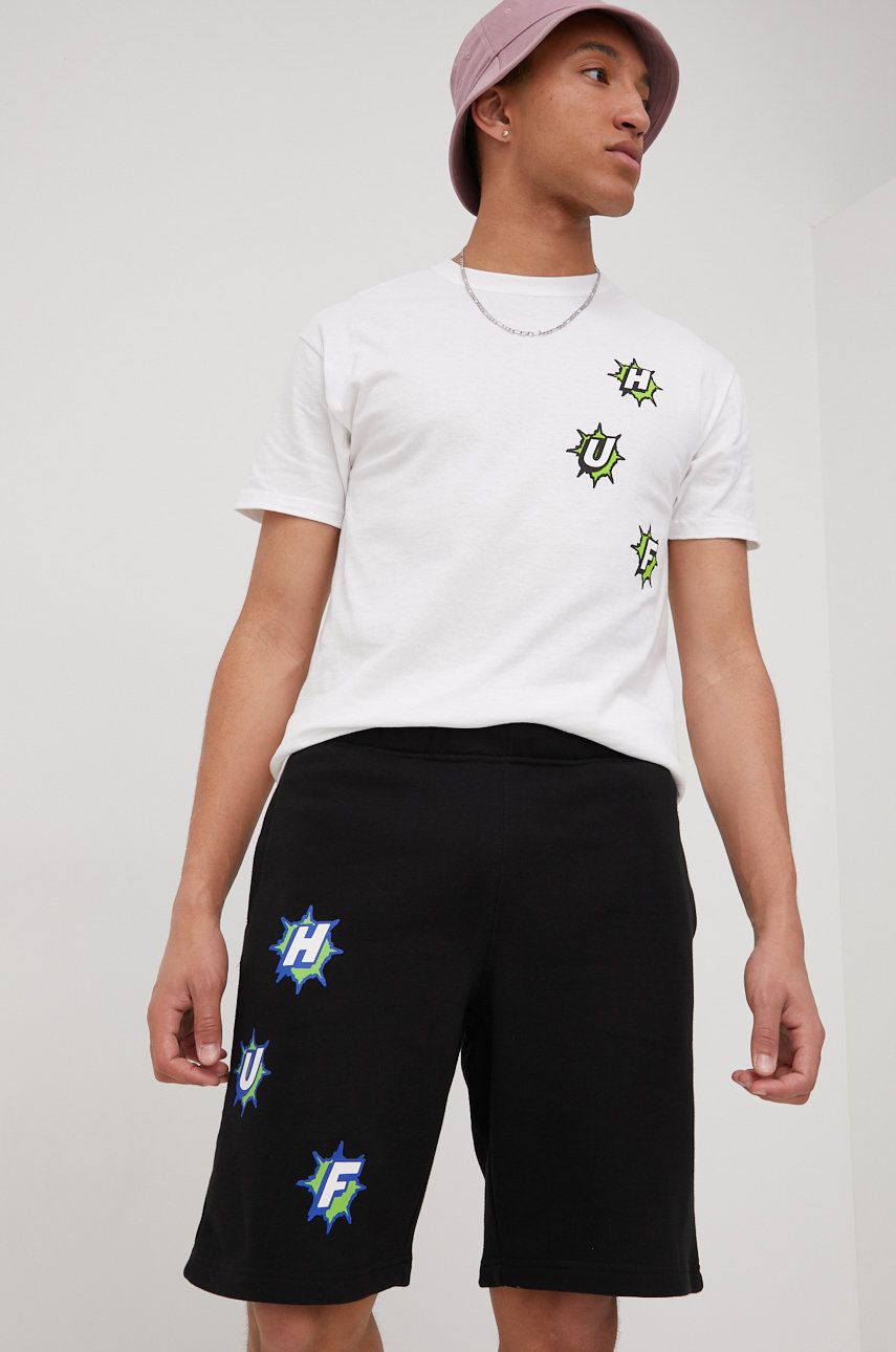 Šortky HUF Infinity Jewel Fleece Shorts Čierna | pt00199, 0