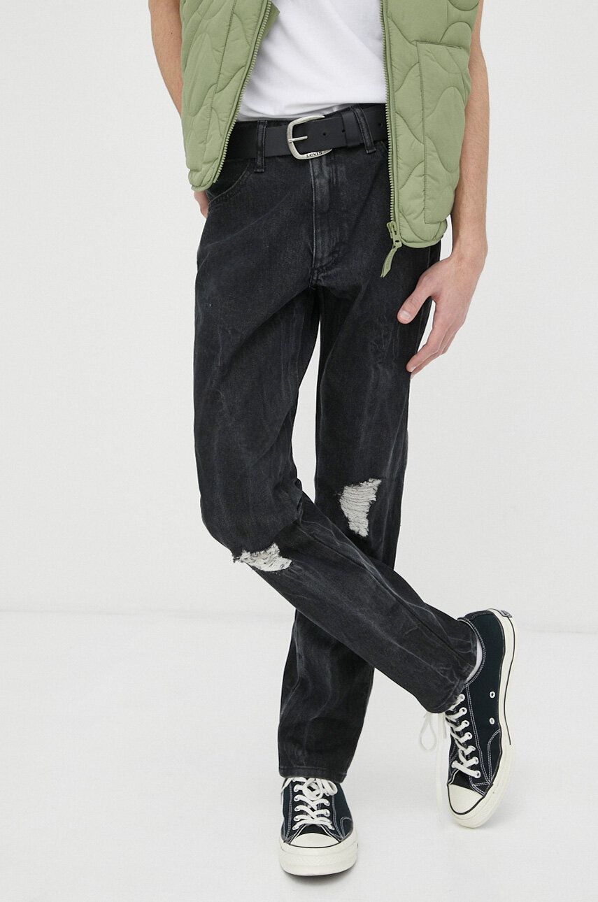 Džínsy Wrangler Larston Bass Jeans Čierna | W18S3018O, 0