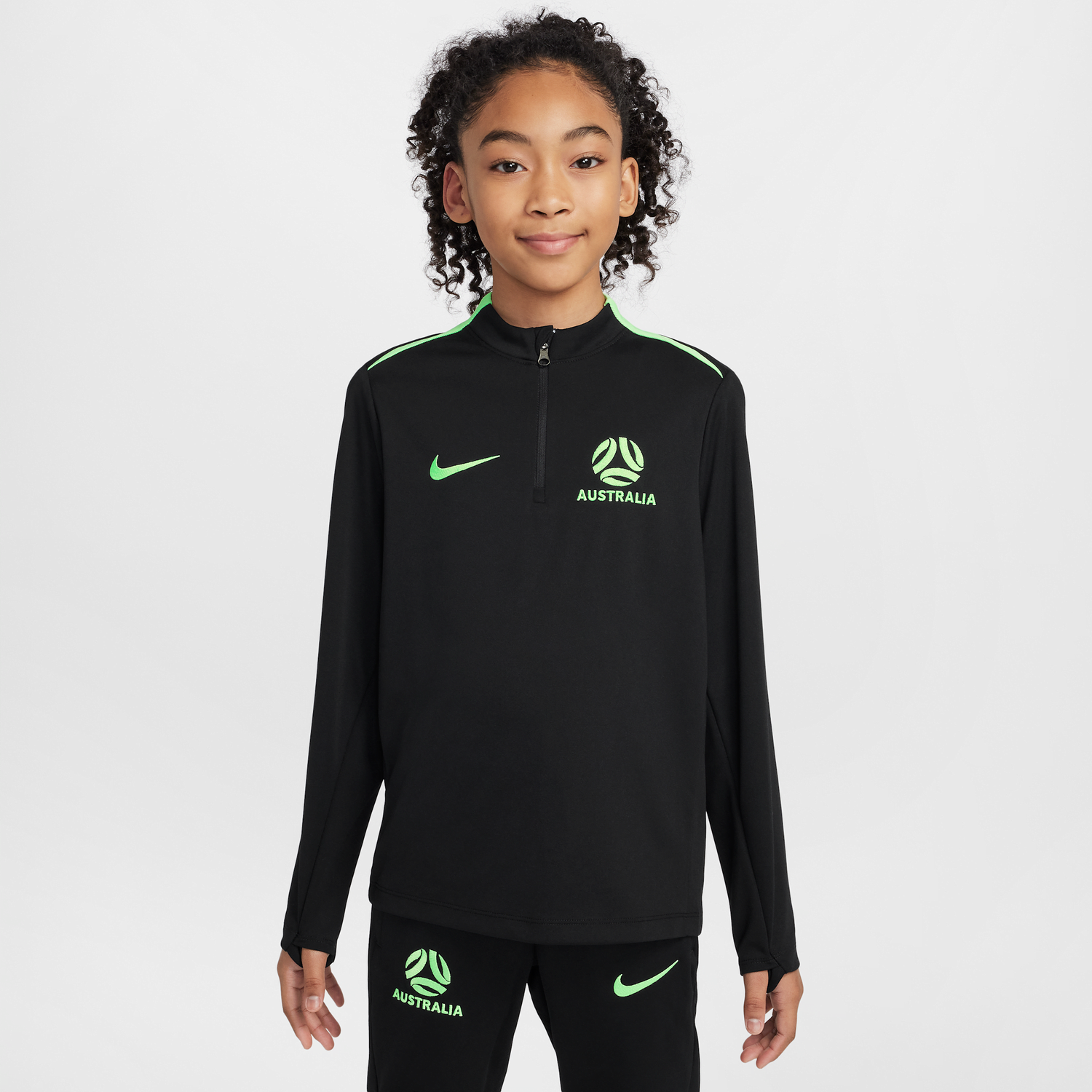 Súprava Nike Australia Academy Pro Dri-FIT Knitted Football Shirt Čierna | FV0096-010, 0