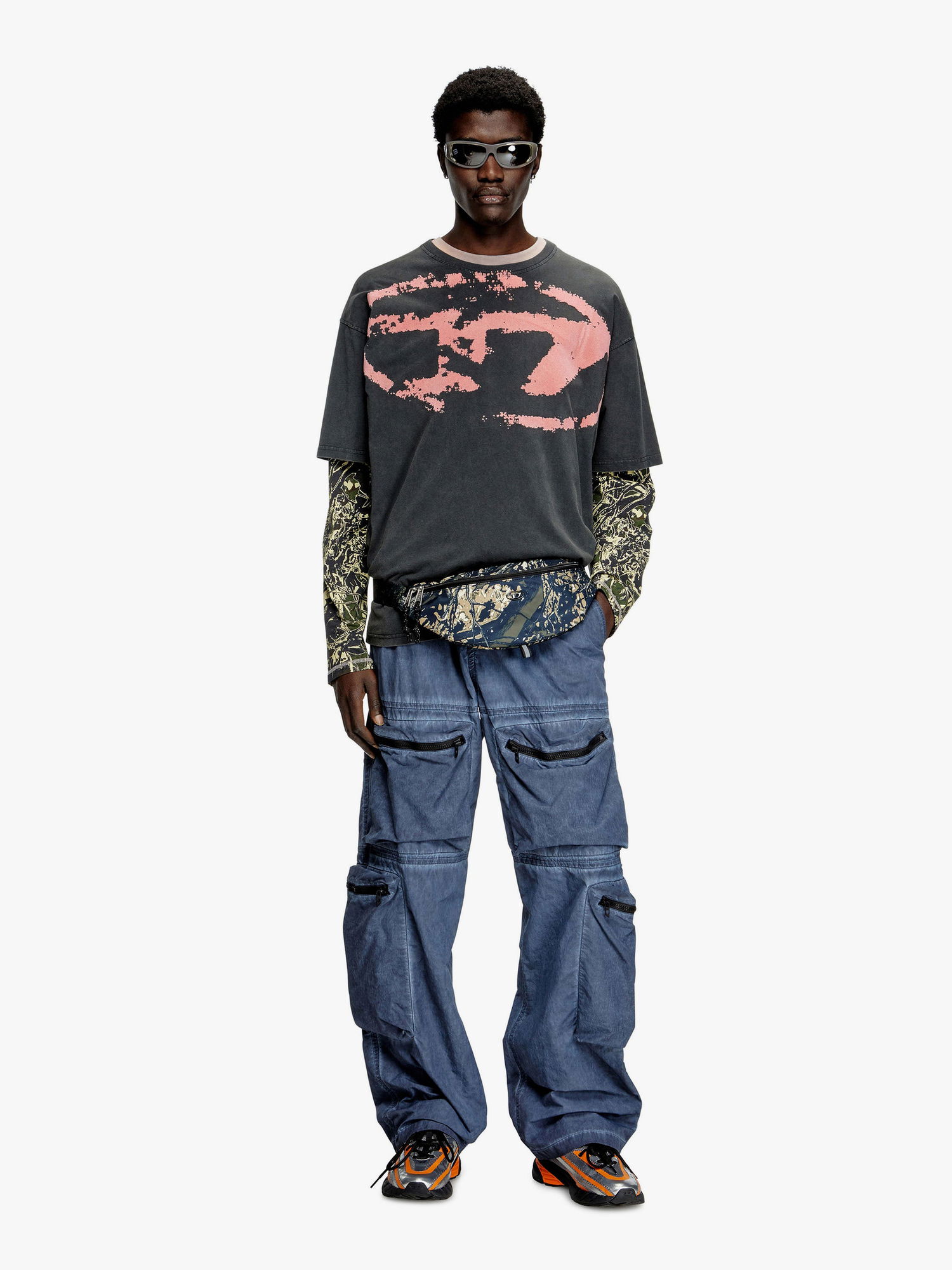 Tričko Diesel Diesel T-Boxy T-Shirt Čierna | A169110TKAB9XX, 1