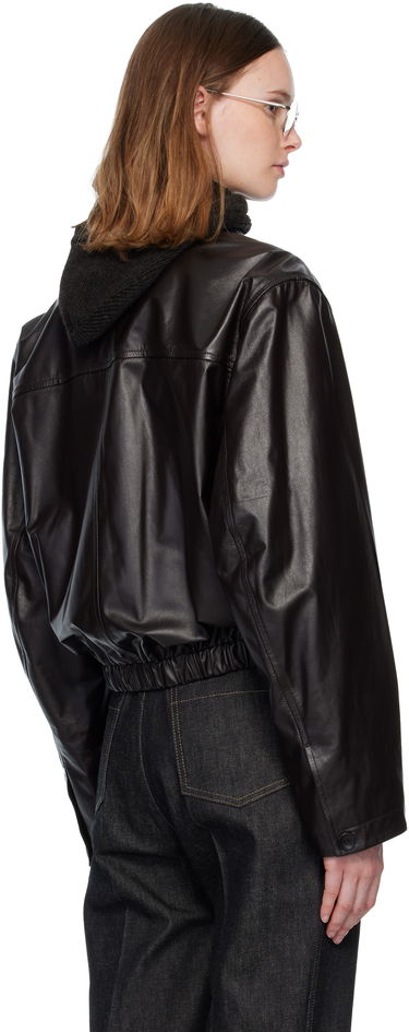 Bunda LEMAIRE Soft Leather Collared Blouson Jacket Hnedá | OW1158 LL0146, 2