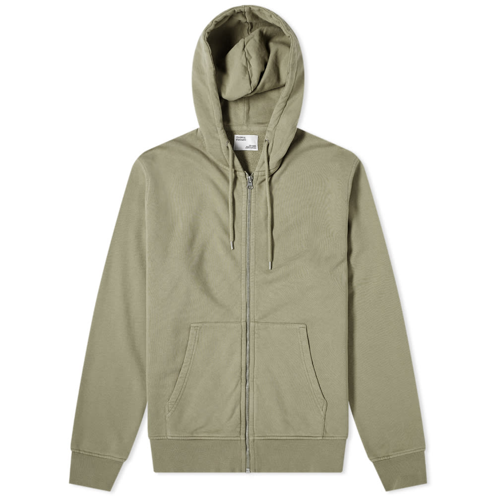 Mikina Colorful Standard Classic Organic Zip Hoody Zelené | CS1007-DOL, 0
