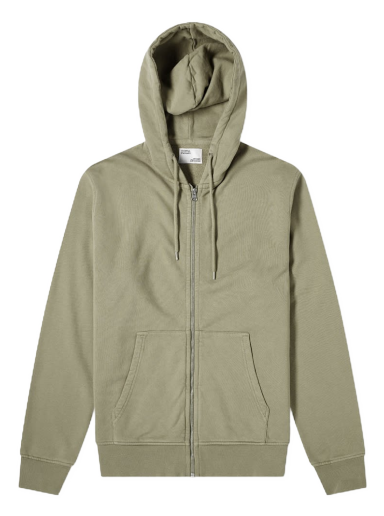 Mikina Colorful Standard Classic Organic Zip Hoody Zelené | CS1007-DOL