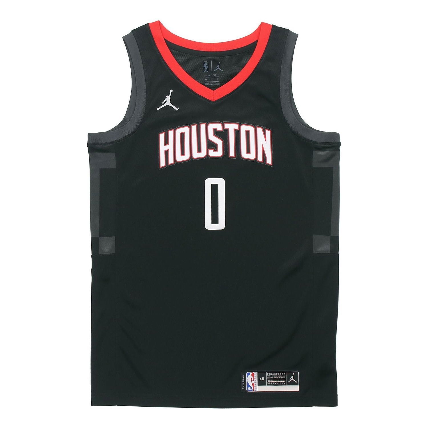 Dres Jordan Jordan NBA Rockets Westbrook #0 Swingman Jersey 2020/21 Čierna | CV9478-010, 0