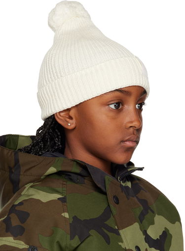 Kulicha Golden Goose Golden Goose Kids Contrasting Star Pom Beanie Biela | GKP01294.P000936.20103, 1