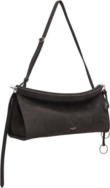 Kabelka Alaïa ALAÏA 'Le Click' East West Medium Suede Bag Vínová | AA1S01430CA214, 3