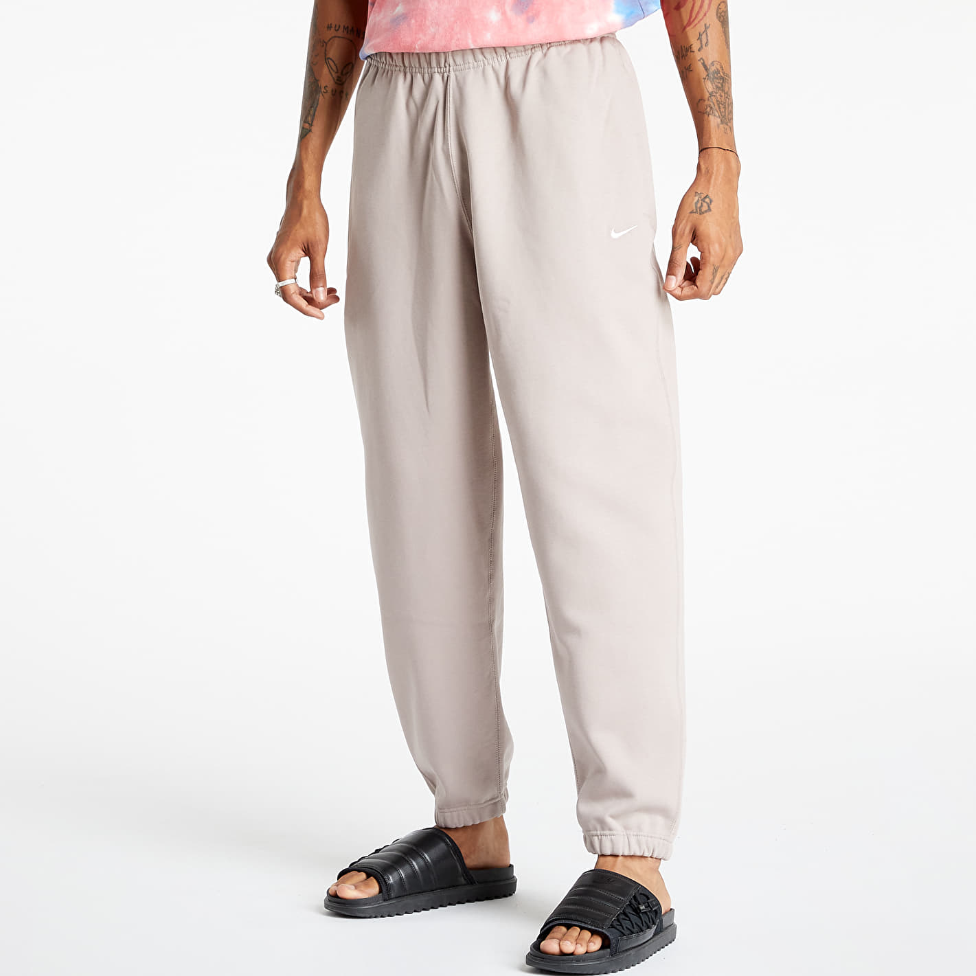 Tepláky Nike Solo Swoosh Fleece Pant Béžová | CW5460-245, 0