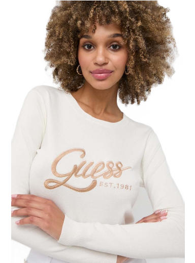 Sveter GUESS Sweater Biela | W3GR37.Z2NQ2