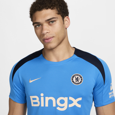 Tričko Nike Dri-FIT Chelsea FC Strike Tyrkysová | FN9813-436, 2