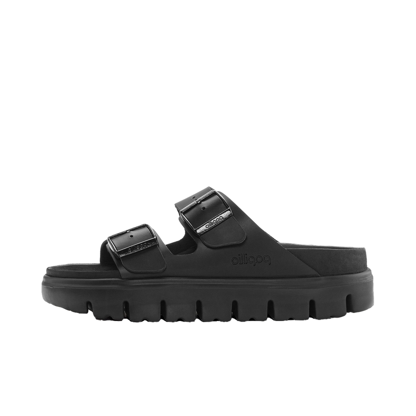 Tenisky a topánky Birkenstock Arizona Chunky Leather Narrow Fit Čierna | 1024565
