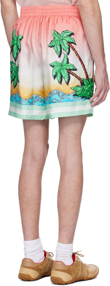 Šortky Casablanca Casablanca Tennis Club Silk Shorts Rôznofarebný | MS25-TR-012-05, 2