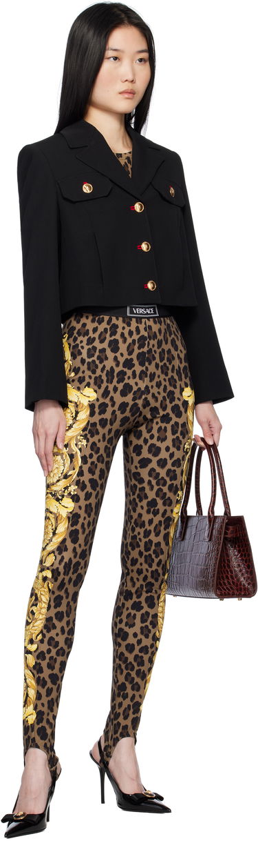 Kabelka Versace Croc-Effect '95 Bag Vínová | 1013168_1A08724_1R70V, 3