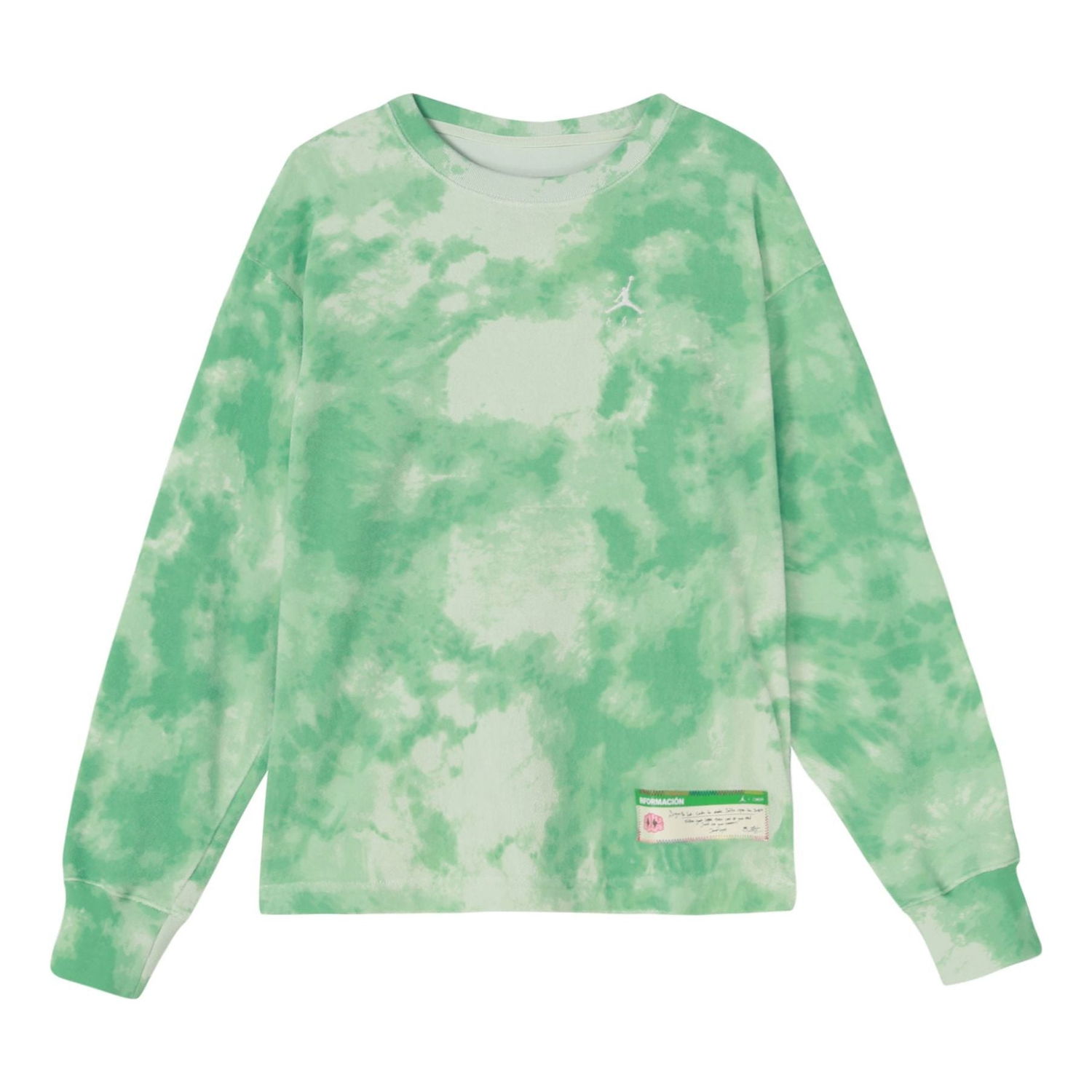 Sveter Jordan Air Jordan x J Balvin Tie-Dye Long Sleeve T-Shirt Zelené | DR3103-316, 0