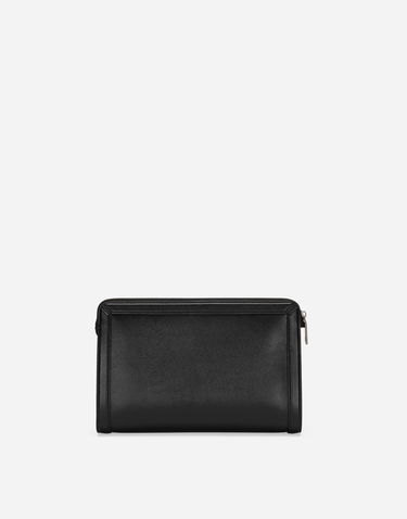 Peňaženka Dolce & Gabbana Calfskin Pouch With Wrist Strap Čierna | BM2330AV95680999, 3