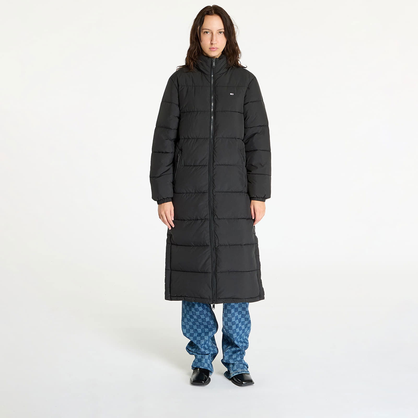 Maxi Essential Puffer Coat Black