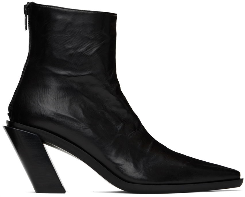 Oblečenie Ann Demeulemeester Ann Demeulemeester Florentine Leather Ankle Boots Čierna | 2301-W-F29-LT111-099, 0