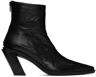 Oblečenie Ann Demeulemeester Ann Demeulemeester Florentine Leather Ankle Boots Čierna | 2301-W-F29-LT111-099, 0