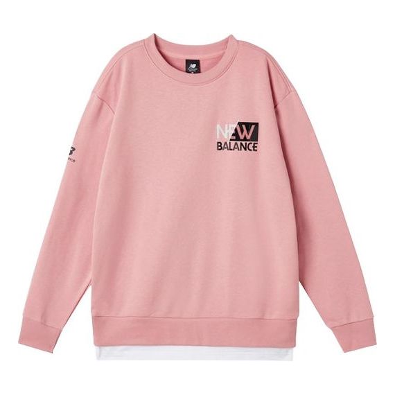Mikina New Balance Casual Logo Sweatshirt Ružová | AMT11314-CYK