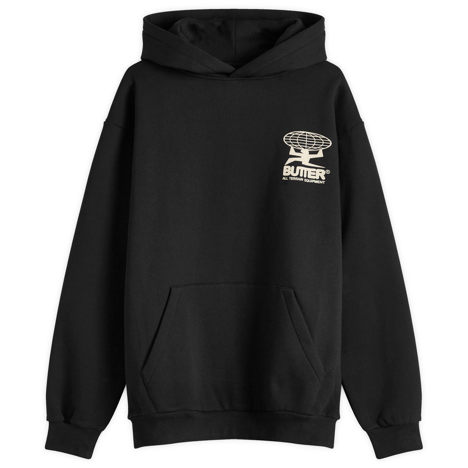 Mikina Butter Goods All Terrain Hoodie Čierna | BGQ224D21101, 0