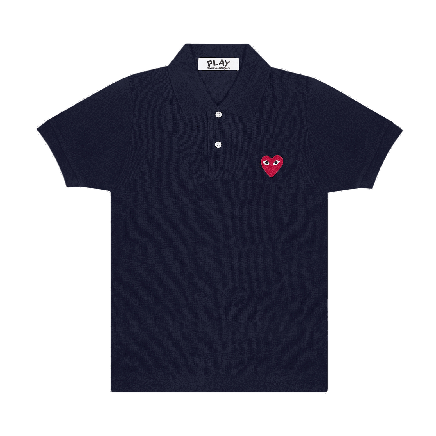 Polo tričko Comme des Garçons Play Heart Polo Tee Navy | AZ T006 051 2, 0