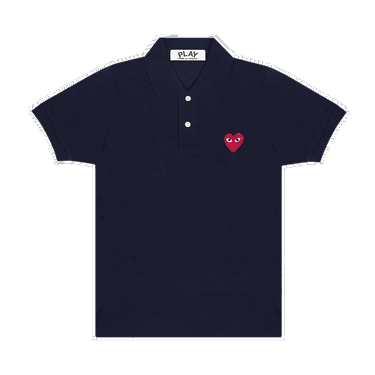 Polo tričko Comme des Garçons Play Heart Polo Tee Navy | AZ T006 051 2, 0