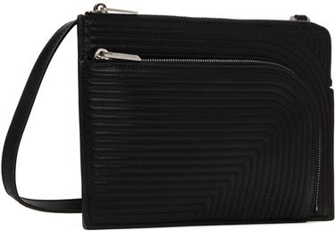 Kabelka Rick Owens Rick Owens Porterville Peached Lambskin Club Bag Čierna | RA02D0520 LLPQ1, 1