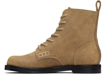 Tenisky a topánky JW Anderson JW Anderson Suede Lace-Up Ankle Boots with Contrast Stitching Béžová | BT0107-LA0319, 2