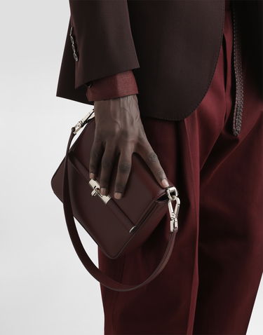 Taška cez rameno Dolce & Gabbana Dolce & Gabbana Deerskin Crossbody Bag Hnedá | BM2445A803480308, 1