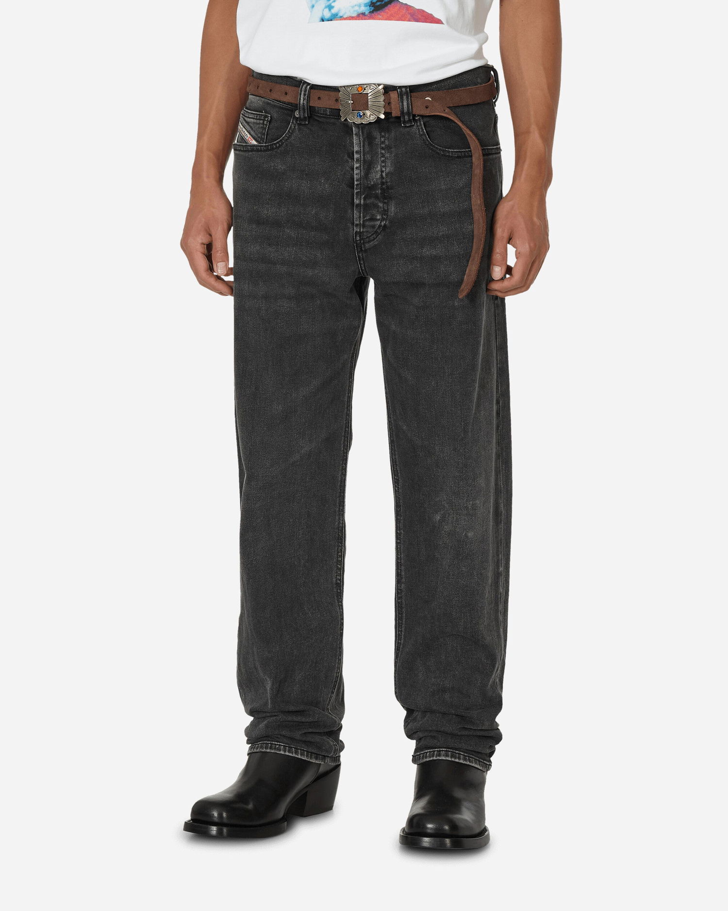 Džínsy Diesel 2010 D-Macs Straight Jeans Čierna | A12567-09I13 02, 0