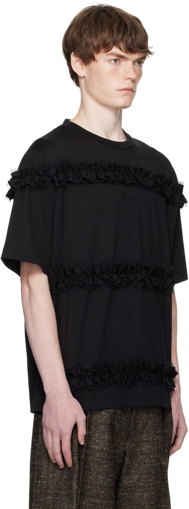 Tričko Simone Rocha Simone Rocha Ruffle Frill T-Shirt Zelené | 5362 0553, 4