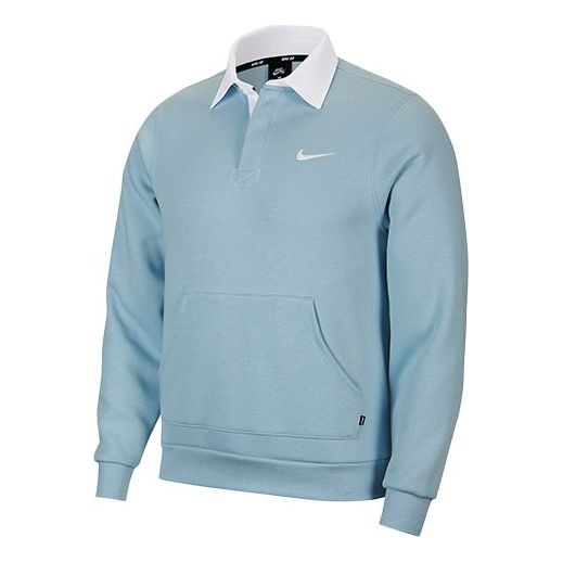 Polo tričko Nike SB Fleece Skate Top Modrá | CN5675-440, 0