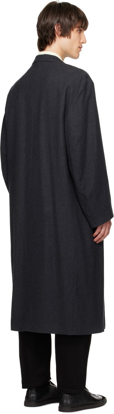 Kabáty LEMAIRE Lemaire Maxi Double Breasted Coat Šedá | CO1074 LF1302, 2