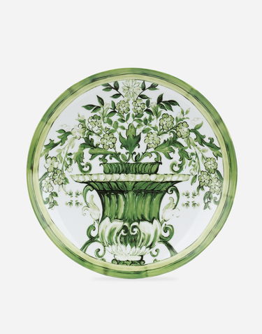 Home decor Dolce & Gabbana Dolce & Gabbana Green Botanical Charger Plate Zelené | TC0010TCA88UV019, 0