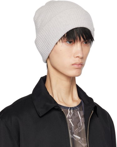 Kulicha Han Kjøbenhavn Logo-Appliqued Ribbed Knit Beanie Šedá | A-133070, 1
