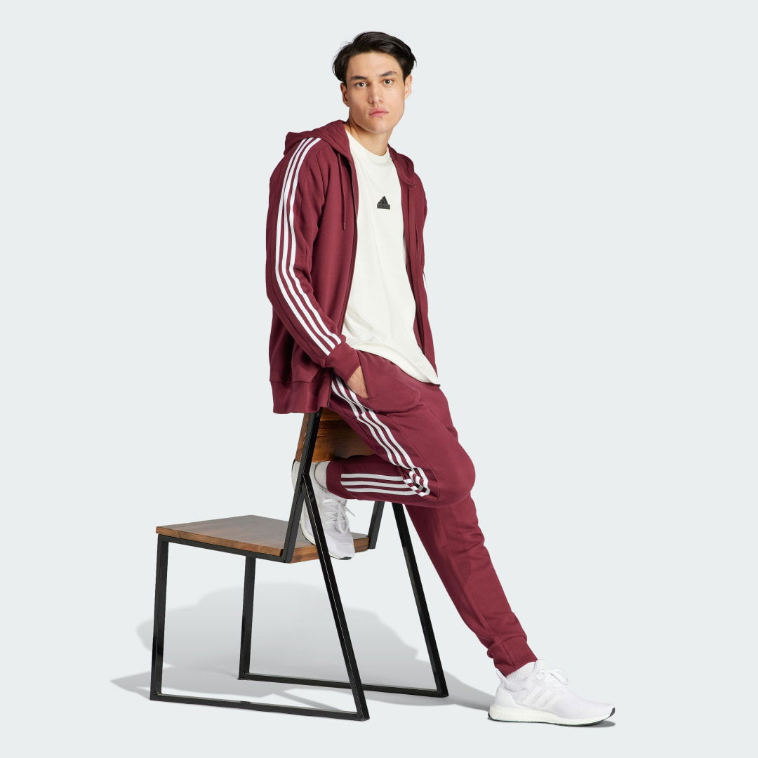 Sportswear Essentials French Terry 3-Stripes Full-Zip Hoodie